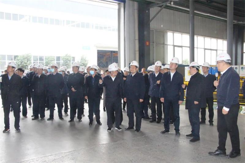 鞏義市重點工作觀摩團到明泰科技項目現(xiàn)場觀摩指導